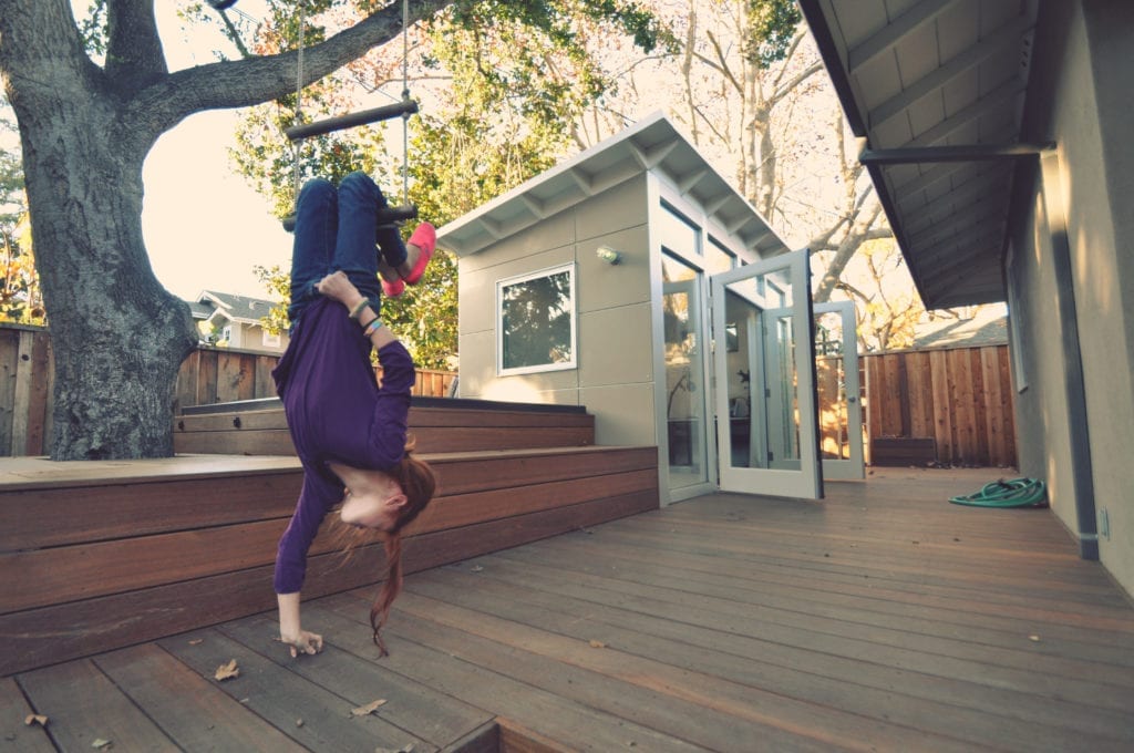 Eric’s Excellent Getaway: A Backyard Gym-in-a-Shed