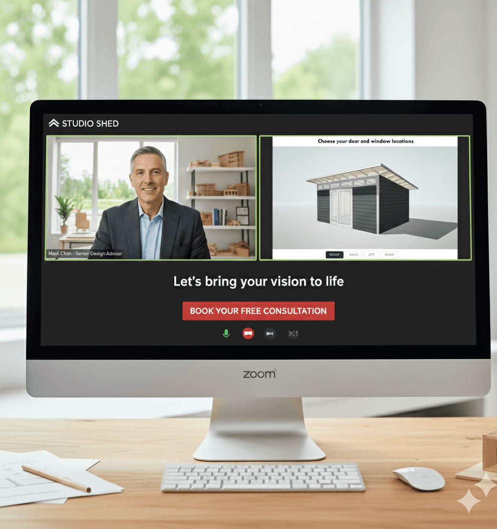 Schedule a consultation with Studio Shed expert