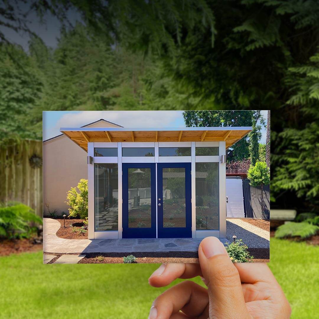 Studio Shed virtual tour bedroom view