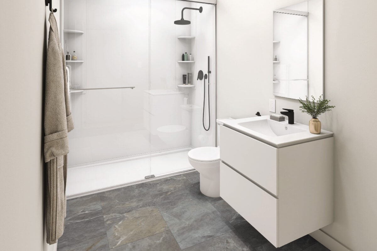 Studio Shed virtual tour bathroom view