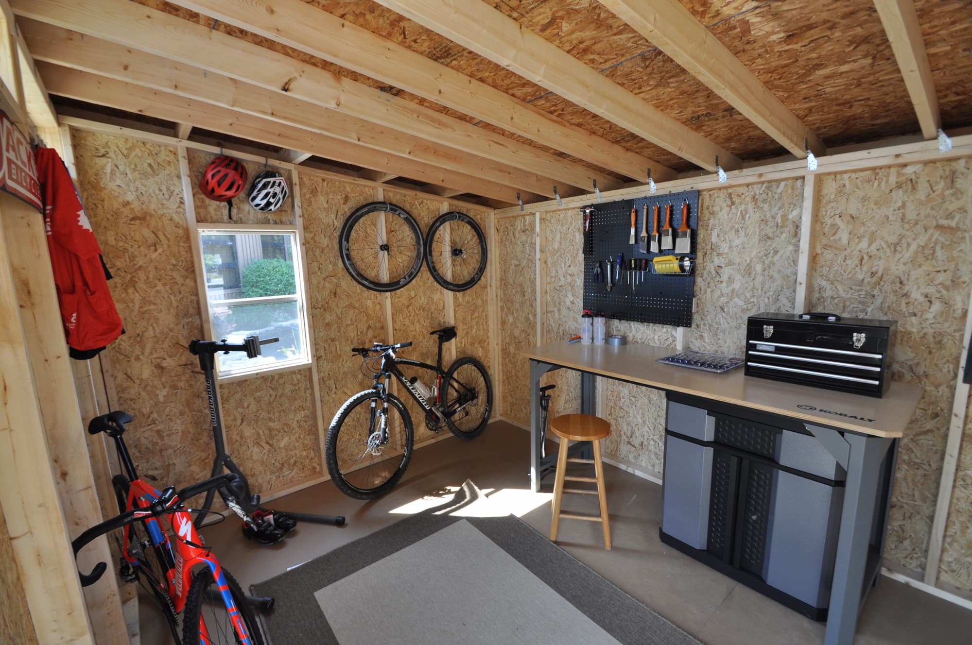 low budget garage man caves