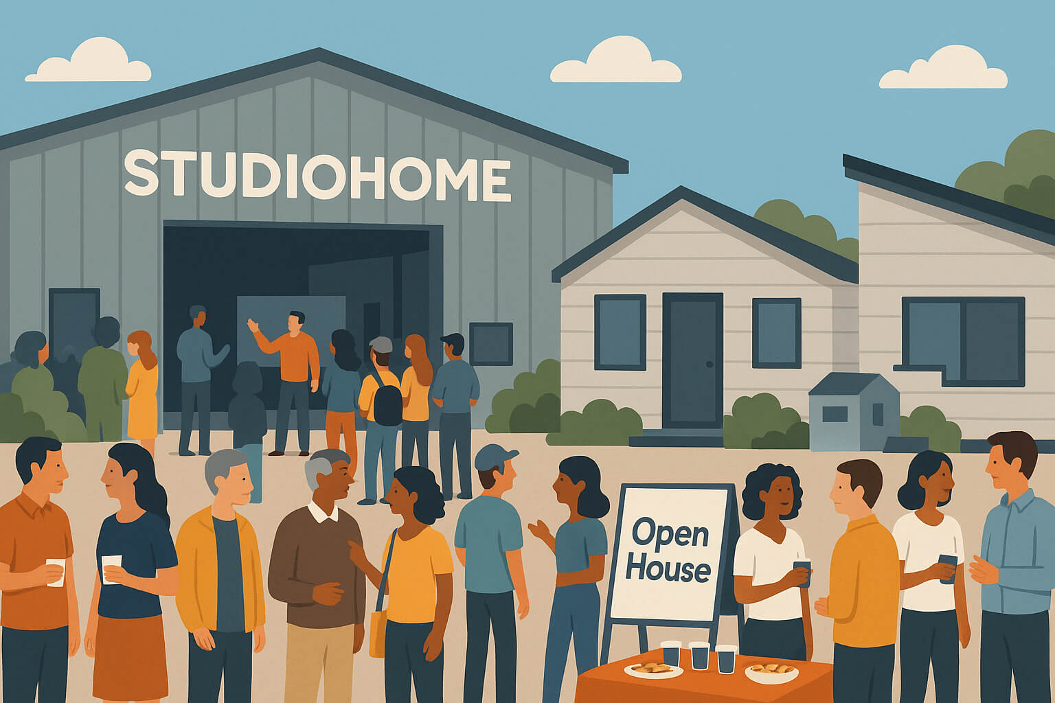 Open house illustration