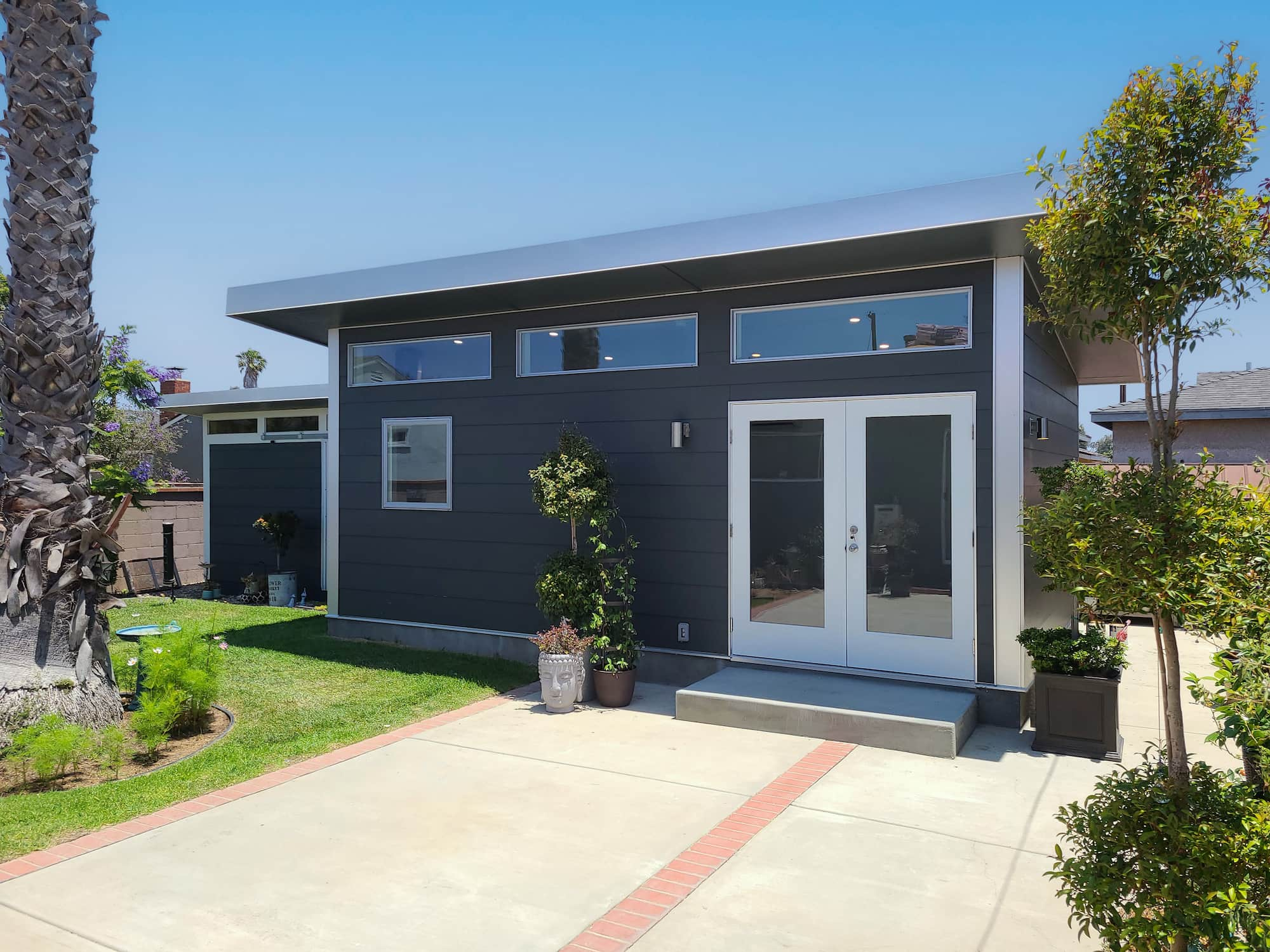 Carport With Back Storage Combo Unit