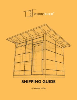 Studio Shed Shipping Guide