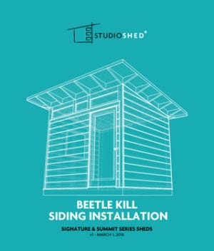 How to install Studio Shed Beetle Kill Siding