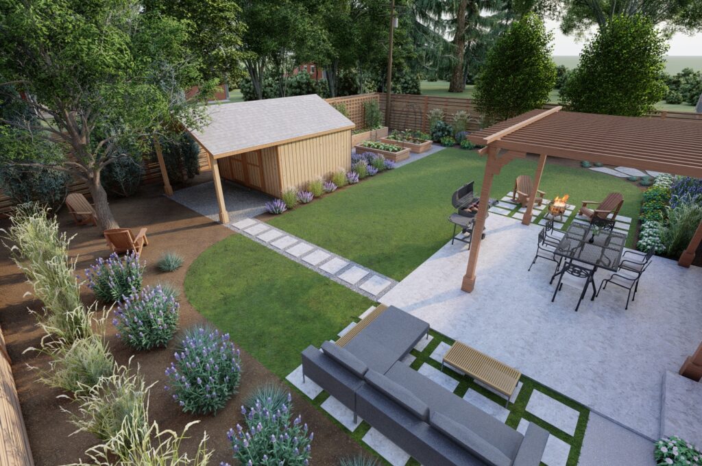 : landscaping ideas around a tiny house